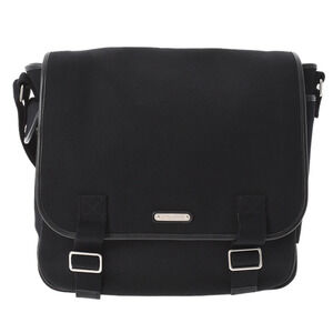 SAINT LAURENT Black Leather Shoulder Bag